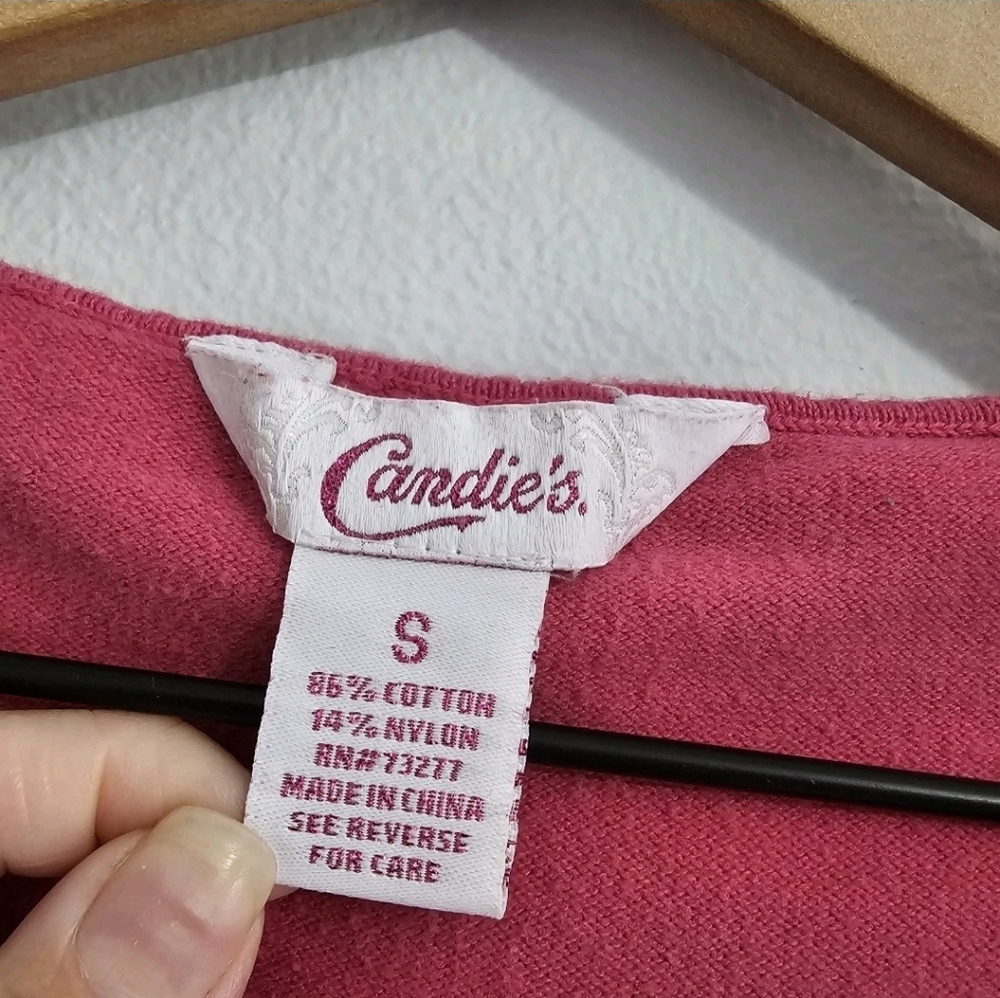 Candie's • Ruffled‎ Cropped Cardigan - Picture 4 of 6